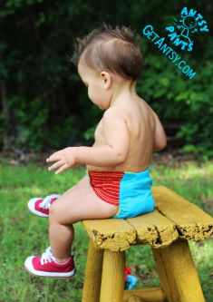 Antsy Pants™ are cloth diapers, optimized for toddlers